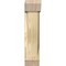 Ekena Millwork Traditional Slat Rough Sawn Bracket w/ Offset Brace, Douglas Fir, 6"W x 14"D x 26"H BKT0604X14X26TRA06RDF - alternate 4